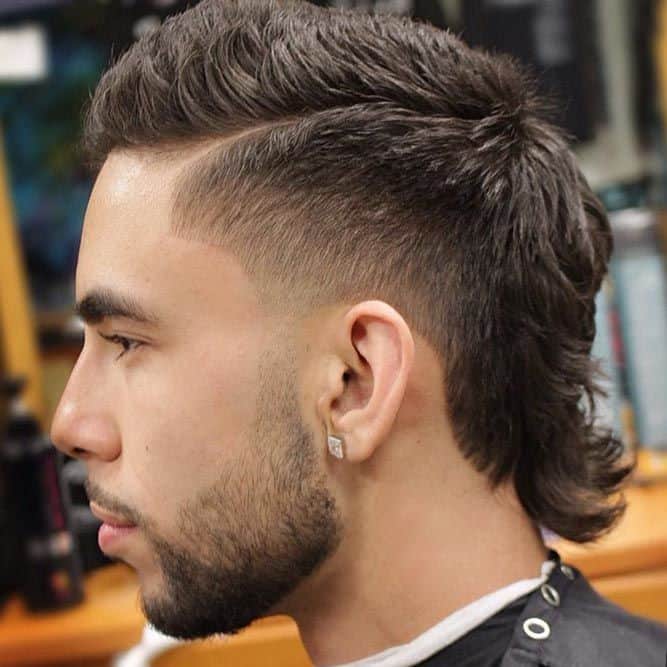 Fade Cut With Mullet