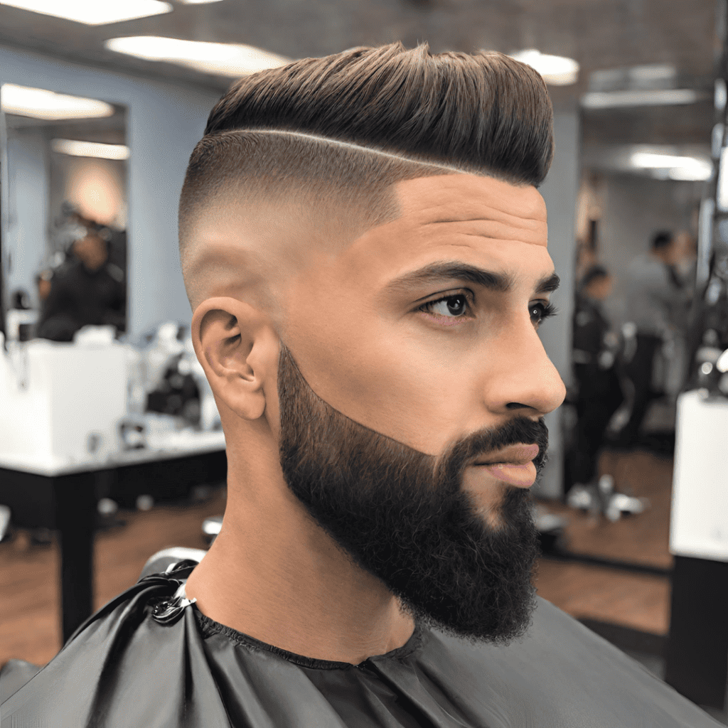 A man with a Fade Haircut 77