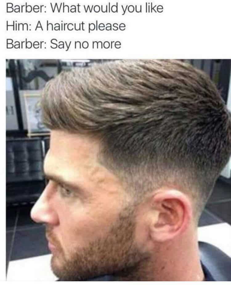 Fade Haircut Meme Guy