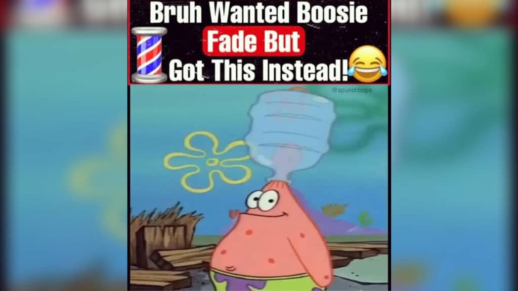 Fade Haircut Meme Spongebob