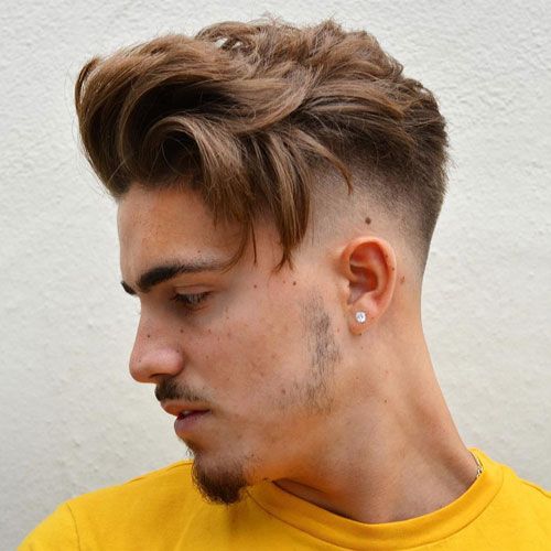 A man with a Long Fade Cut
