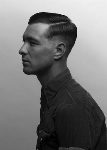 man in the army with a fade cut - military fade cut